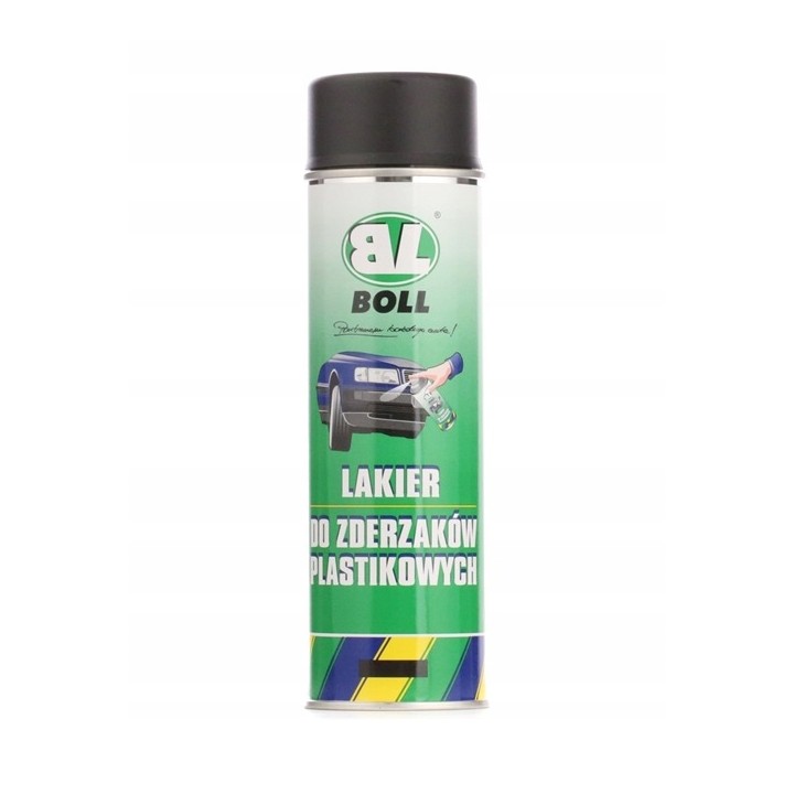 BOLL LAKIER AKRYLOWY 500ML DO ZDERZAKÓW PLASTIKOWYCH W AEROZOLU CZARNY / BO