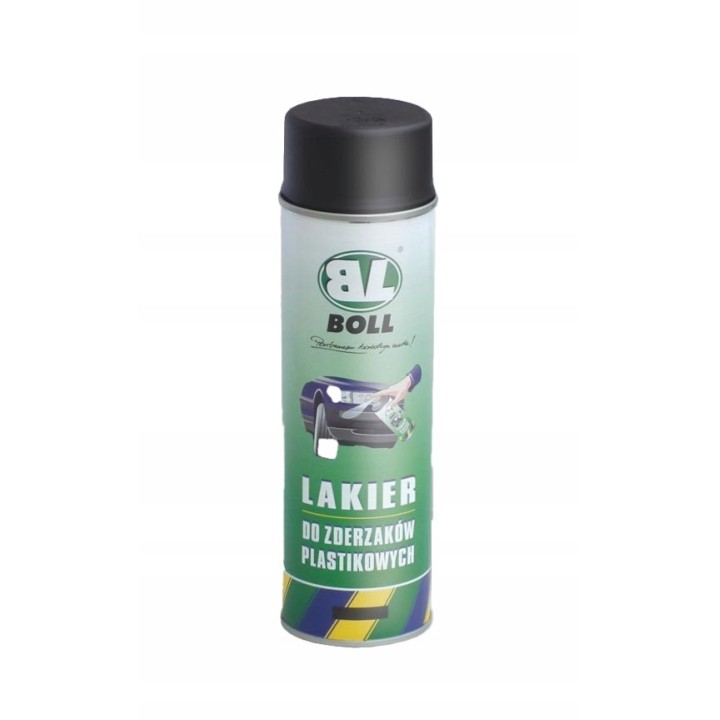 BOLL LAKIER AKRYLOWY 500ML DO ZDERZAKÓW PLASTIKOWYCH W AEROZOLU CZARNY / BO