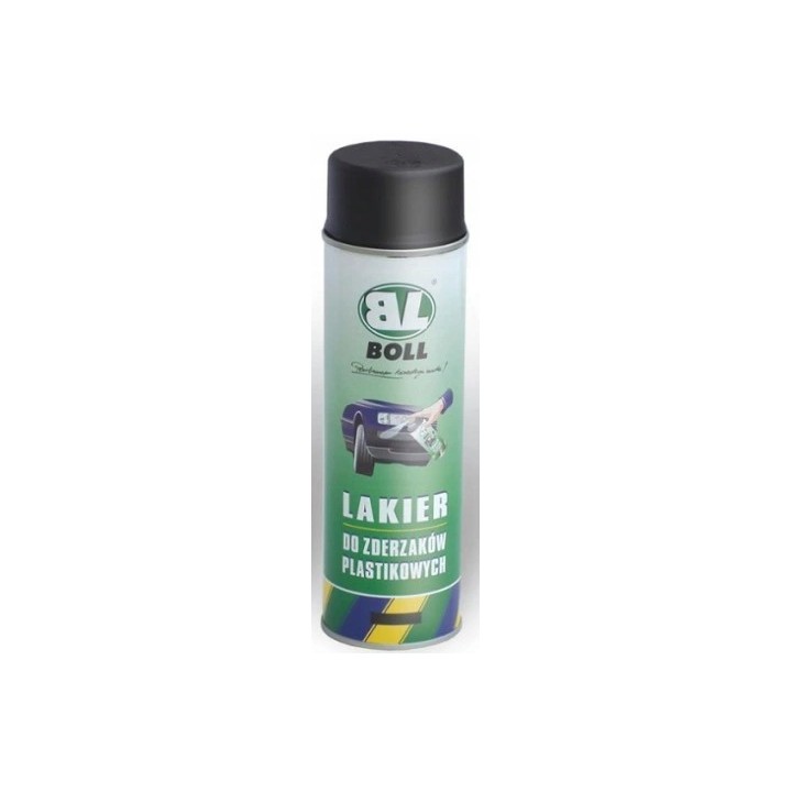 BOLL LAKIER AKRYLOWY 500ML DO ZDERZAKÓW PLASTIKOWYCH W AEROZOLU CZARNY / BO