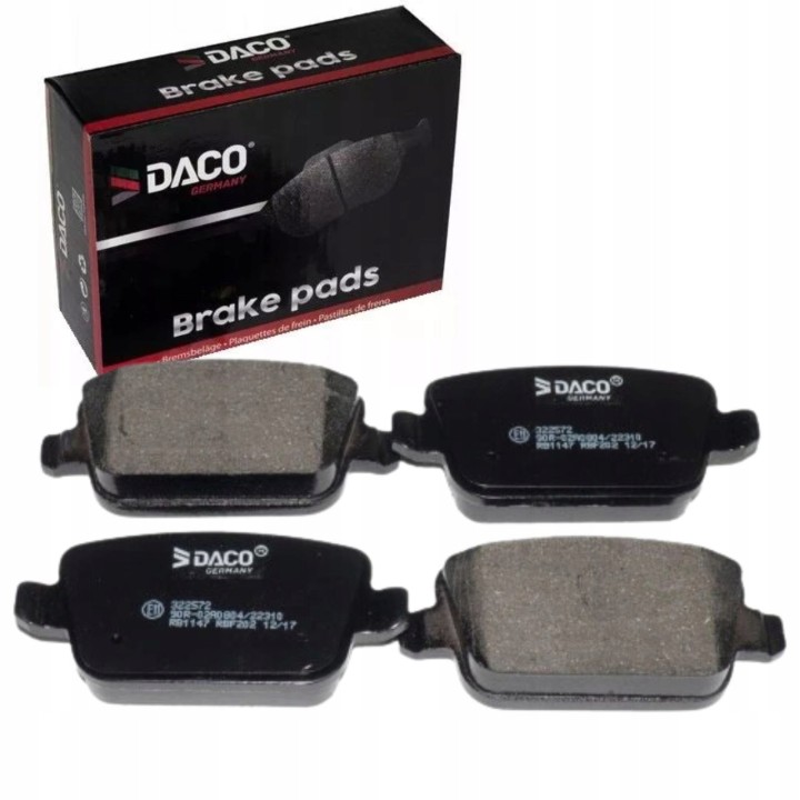 KLOCKI HAMULCOWE TYLNE DO FORD S-MAX GALAXY MONDEO IV MK4 -DACO