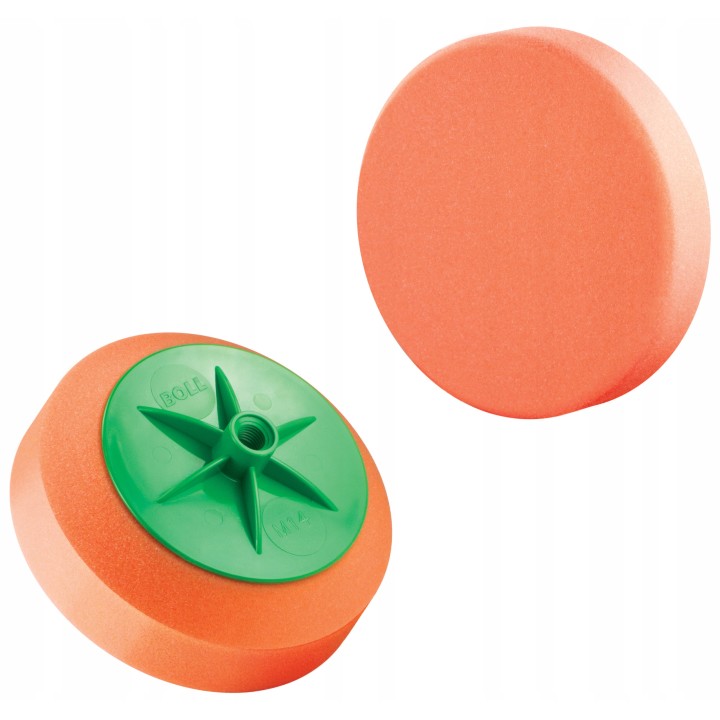 BOLL GĄBKA DO POLEROWANIA ŚR. 150MM / POMARAŃCZOWA / ŚREDNIA / GWINT M14