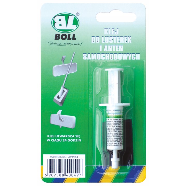 BOLL KLEJ DO LUSTEREK WSTECZNYCH 2ML ANTEN SAMOCHODOWYCH WIELORAZOWY / BOLL
