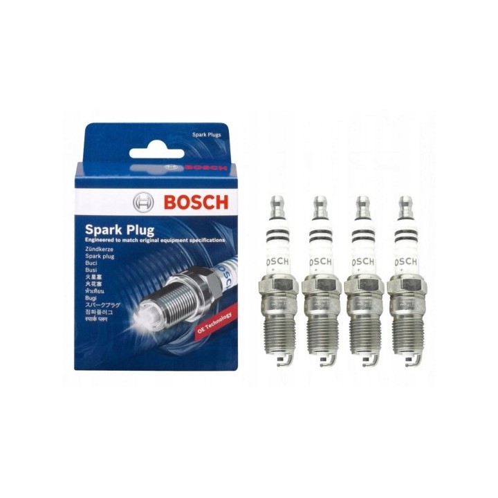 4 x ŚWIECA ZAPŁONOWA BOSCH FR7DC+ 7955 BENZYNA LPG