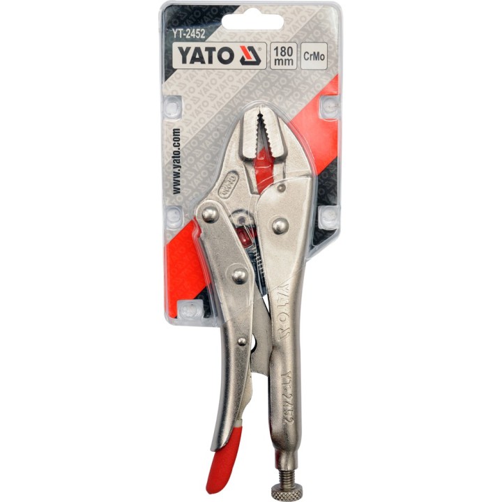 YATO SZCZYPCE ZACISKOWE MORSA PŁASKIE 180MM