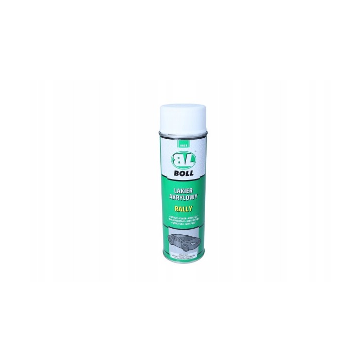BOLL LAKIER AKRYLOWY 500ML W AEROZOLU MATOWY RALLY BIAŁY / BOLL