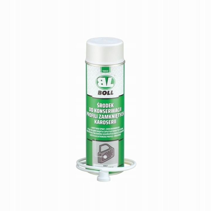 BOLL ŚRODEK DO KONSERWACJI PROFILI ZAMKNIĘTYCH SPRAY BIAŁY 500ML / BOLL