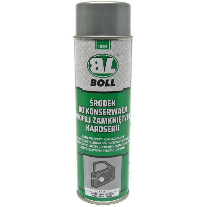BOLL ŚRODEK DO KONSERWACJI PROFILI ZAMKNIĘTYCH SPRAY BIAŁY 500ML / BOLL