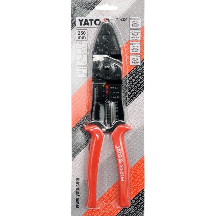YATO SZCZYPCE DO KONEKTORÓW 250MM