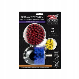 MOJE AUTO ZESTAW SZCZOTEK DO CZYSZCZENIA (3SZT.) / MOJE AUTO DETAILER
