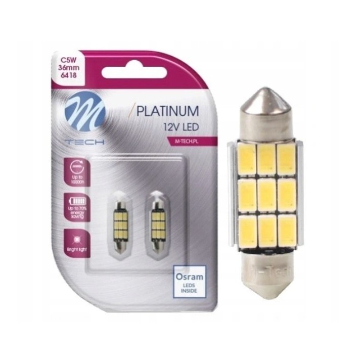 2szt - C5W LED 36mm OSRAM LED CANBUS M-TECH