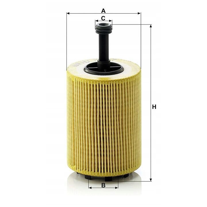 FILTR OLEJU MANN AUDI A4 A6 VW PASSAT GOLF 2.0TDI