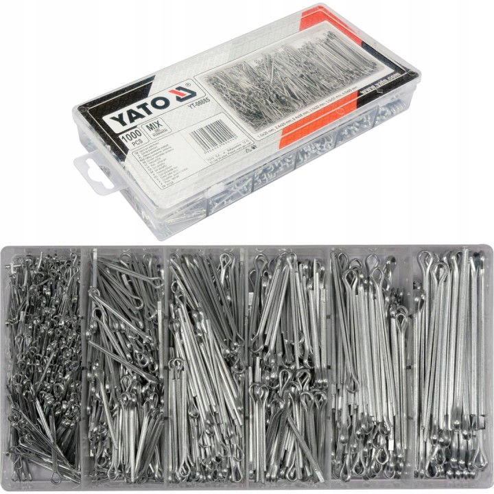 YATO 1000 SZT ZAWLECZEK PROSTYCH MIX