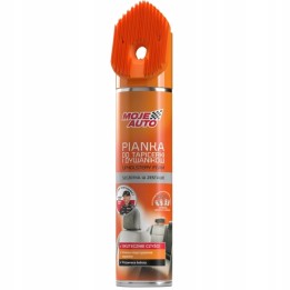 MOJE AUTO ŚRODEK DO CZYSZCZENIA TAPICERKI - PIANKA 520ML ZE SZCZOTKĄ / MOJE