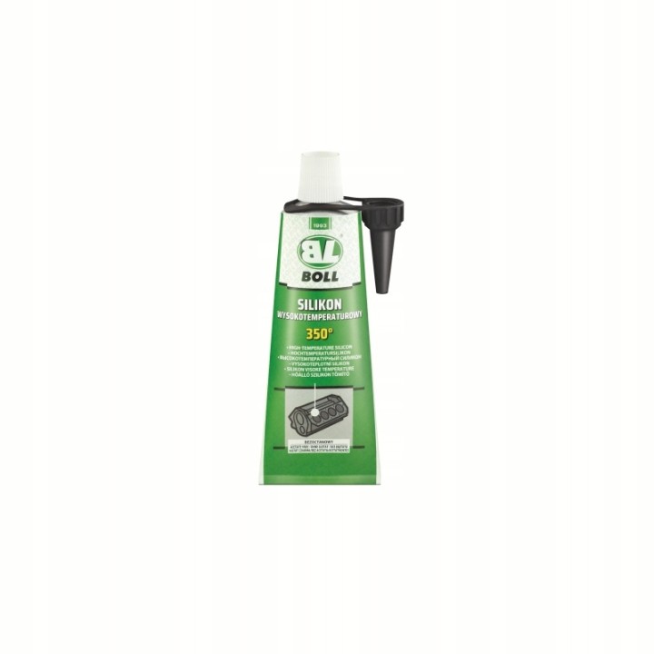 BOLL MASA USZCZELNIAJĄCA (SILIKON) 80ML CZARNA DO 350°C / BOLL