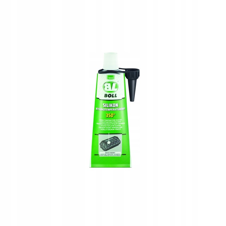 BOLL MASA USZCZELNIAJĄCA (SILIKON) 80ML CZARNA DO 350°C / BOLL