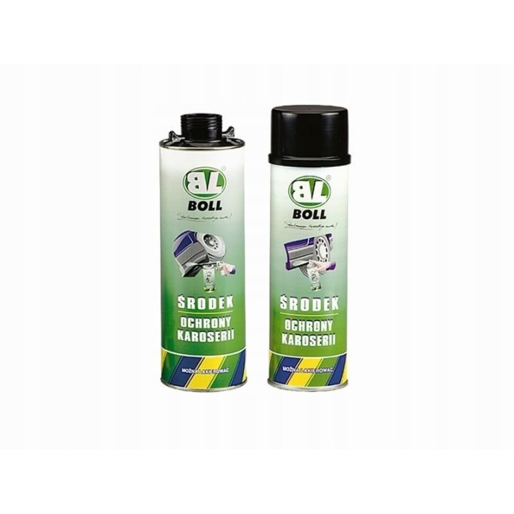 BOLL ŚRODEK DO OCHRONY KAROSERII SPRAY CZARNY 500ML BARANEK / BOLL