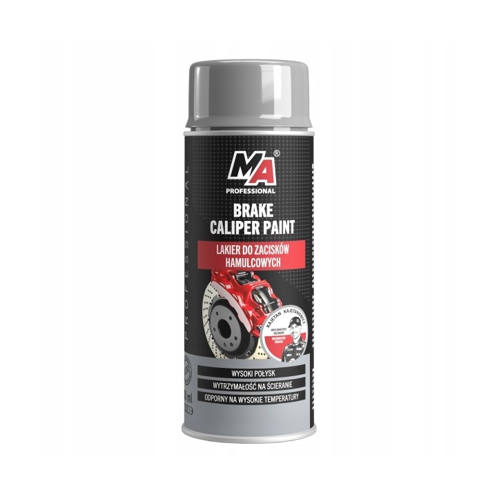 MOJE AUTO LAKIER DO ZACISKÓW HAM. SREBRNY 400ML / BRAKE CALIPER SPRAY SILVE