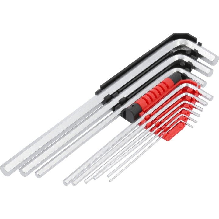 YATO KLUCZE IMBUSOWE HEX, DŁUGIE 1,5-10, KPL. 9 SZT.