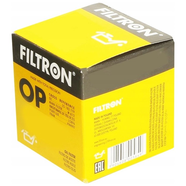 FILTR OLEJU OP543/1 LAND ROVER FORD CITROEN JUMPER PEUGEOT BOXER