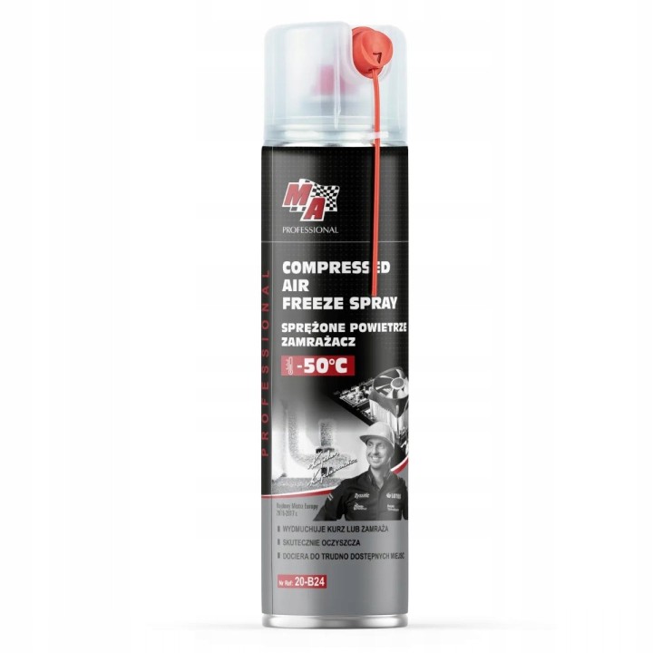 MOJE AUTO SPRĘŻONE POWIETRZE 600ML / Z APLIKATOREM / Z EFEKTEM ZAMRAŻANIA /