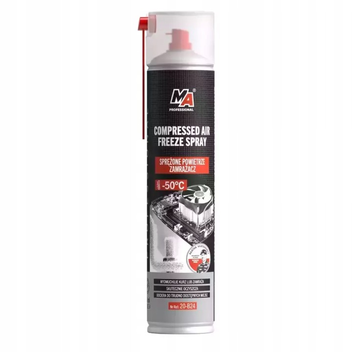 MOJE AUTO SPRĘŻONE POWIETRZE 600ML / Z APLIKATOREM / Z EFEKTEM ZAMRAŻANIA /