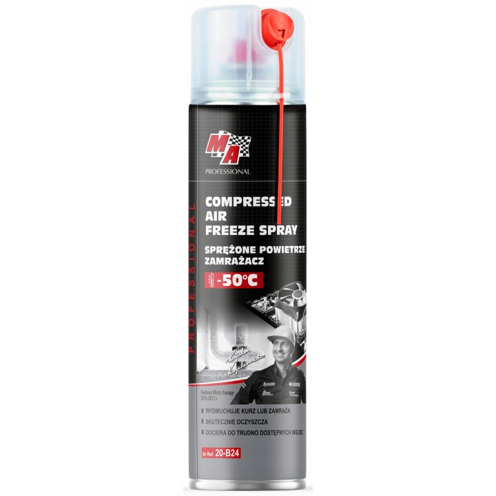 MOJE AUTO SPRĘŻONE POWIETRZE 600ML / Z APLIKATOREM / Z EFEKTEM ZAMRAŻANIA /