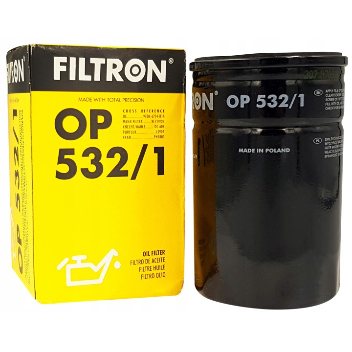 FILTR OLEJU FORD FOCUS MONDEO C-MAX 1.6 1.8 2.0 MAZDA FILTRON