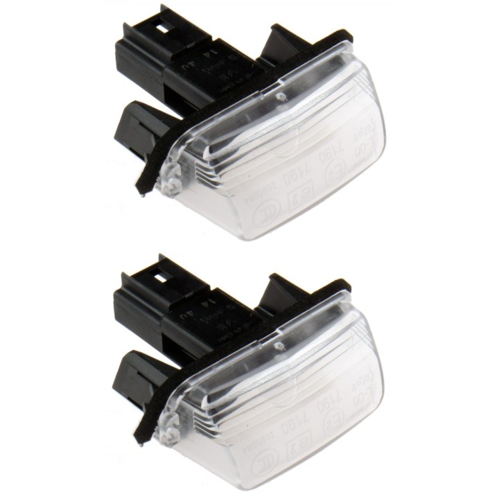 2X LAMPKA TABLICY REJESTRACYJNEJ PEUGEOT CITOREN TOYOTA