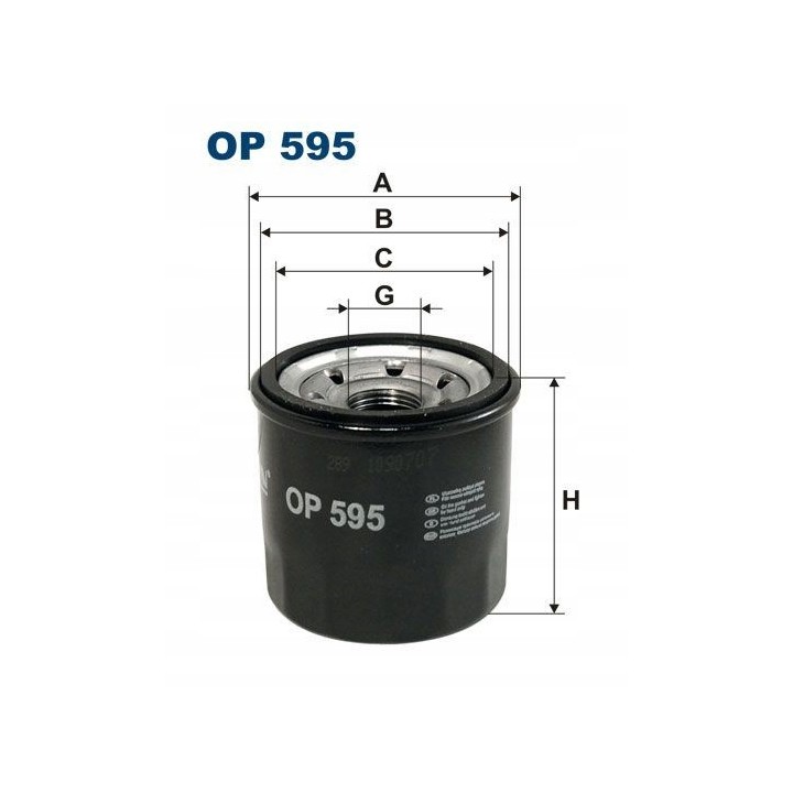 FILTR OLEJU OP595 MAZDA KIA NISSAN RENAULT KOLEOS HYUNDAI INFINITI SUBARU