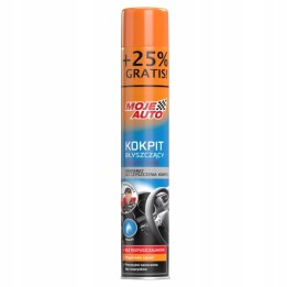 MOJE AUTO KOKPIT BŁYSZCZĄCY ŚWIEŻY 600ML + 25% GRATIS / MOJE AUTO