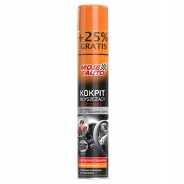 MOJE AUTO KOKPIT BŁYSZCZĄCY BLACK 600ML + 25% GRATIS / MOJE AUTO
