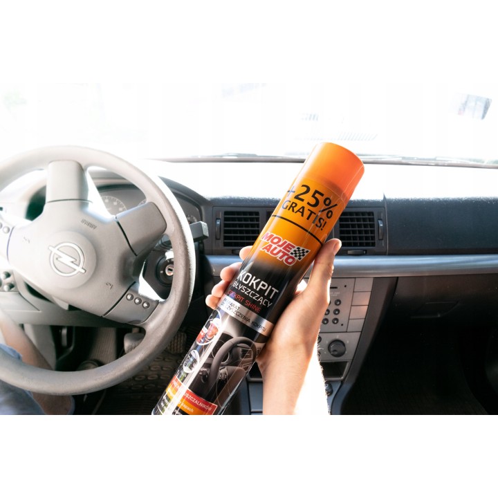 MOJE AUTO KOKPIT BŁYSZCZĄCY BLACK 600ML + 25% GRATIS / MOJE AUTO