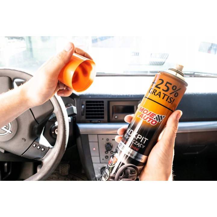 MOJE AUTO KOKPIT BŁYSZCZĄCY BLACK 600ML + 25% GRATIS / MOJE AUTO