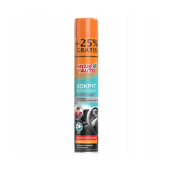 MOJE AUTO KOKPIT BŁYSZCZĄCY SPORT 600ML + 25% GRATIS / MOJE AUTO