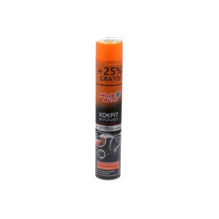 MOJE AUTO KOKPIT BŁYSZCZĄCY BLACK 600ML + 25% GRATIS / MOJE AUTO