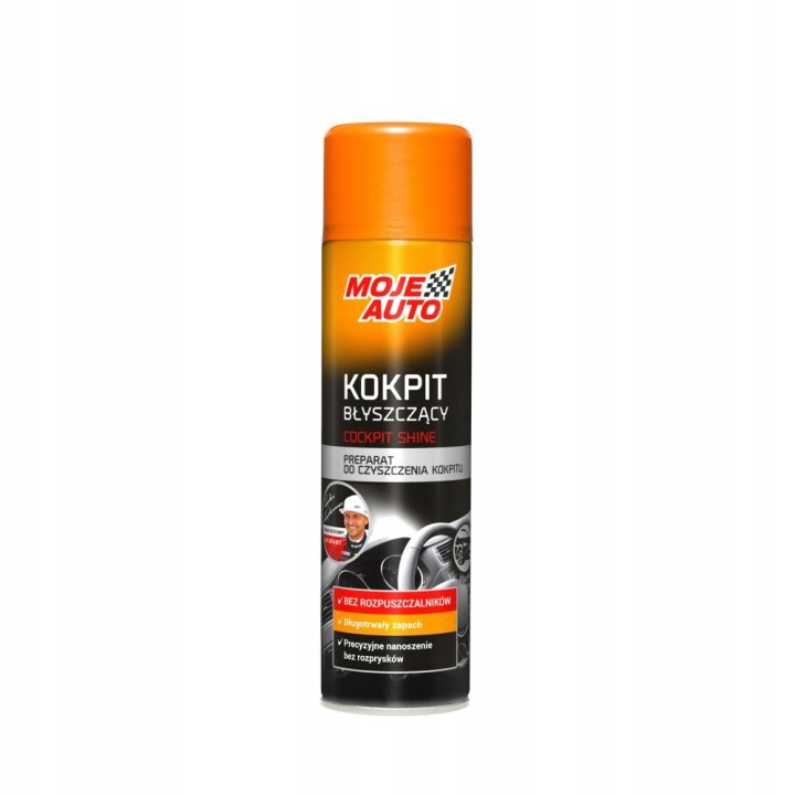 MOJE AUTO KOKPIT BŁYSZCZĄCY BLACK 600ML + 25% GRATIS / MOJE AUTO