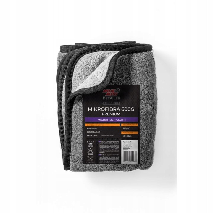 MOJE AUTO ŚCIERECZKA MIKROFIBRA PREMIUM 60X40CM / MOJE AUTO DETAILER