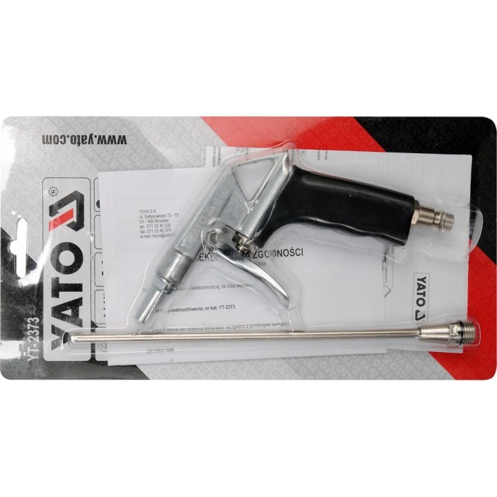 YATO PISTOLET DO PRZEDMUCHIWANIA Z 2-KOŃC.