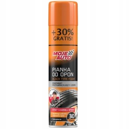 MOJE AUTO ŚRODEK DO KONSERWACJI I NABŁYSZCZANIA OPON PIANKA 400ML / MOJE AU