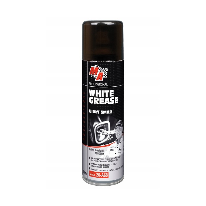 MOJE AUTO SMAR LITOWY BIAŁY 400ML SPRAY WHITE GREASE / MA PROFESSIONAL