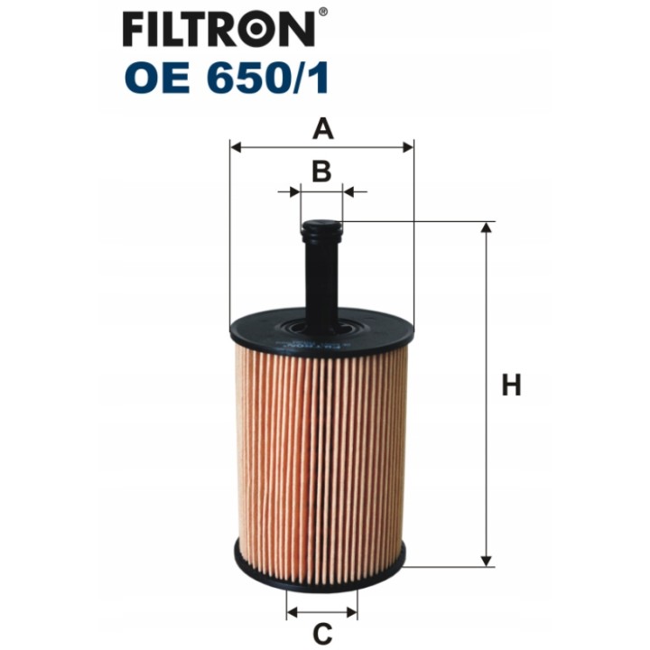 FILTR OLEJU FORD GALAXY AUDI VW SKODA 1.4 1.9 TDI FILTRON OE650/1