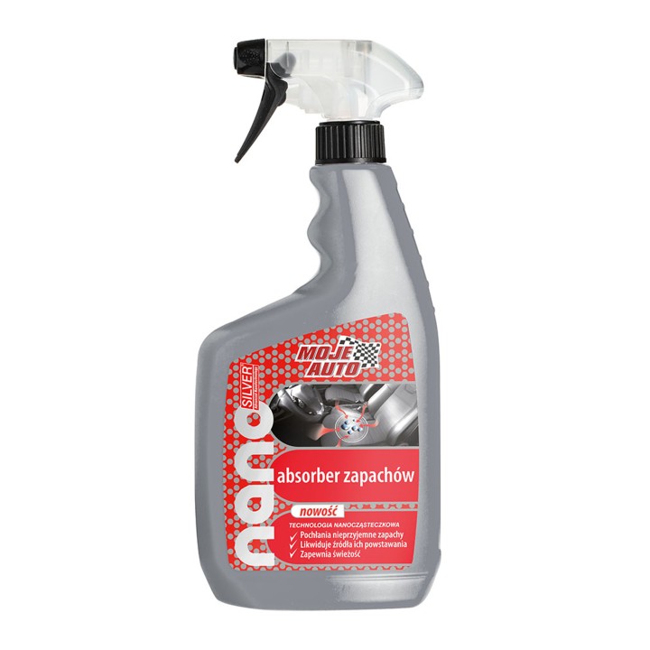 MOJE AUTO ŚRODEK DO NEUTRALIZACJI ZAPACHÓW NANOSILVER 650ML / MOJE AUTO