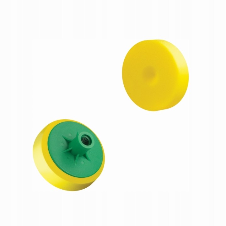 BOLL GĄBKA DO POLEROWANIA ŚR. 80MM / ŻÓŁTA / ŚREDNIO TWARDA / GWINT M14 / B