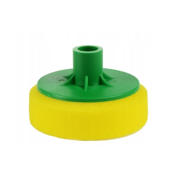 BOLL GĄBKA DO POLEROWANIA ŚR. 80MM / ŻÓŁTA / ŚREDNIO TWARDA / GWINT M14 / B