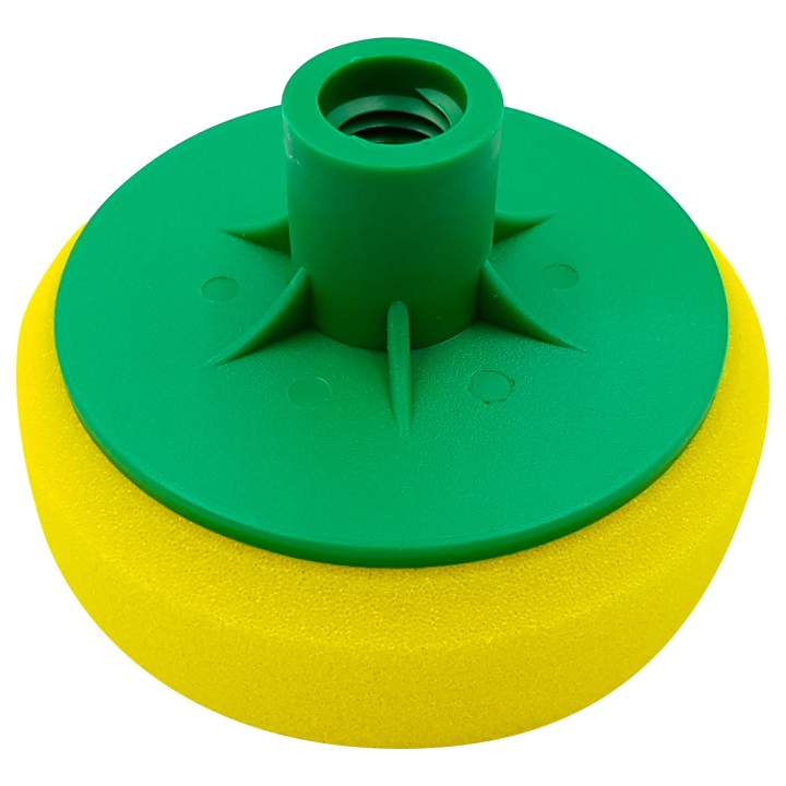 BOLL GĄBKA DO POLEROWANIA ŚR. 80MM / ŻÓŁTA / ŚREDNIO TWARDA / GWINT M14 / B