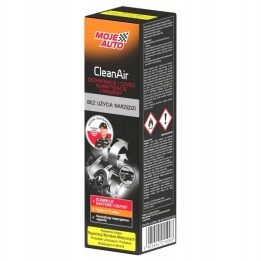 MOJE AUTO ŚRODEK BIOBÓJCZY DO CZYSZCZENIA KLIMATYZACJI CLEAN AIR BLACK 150M