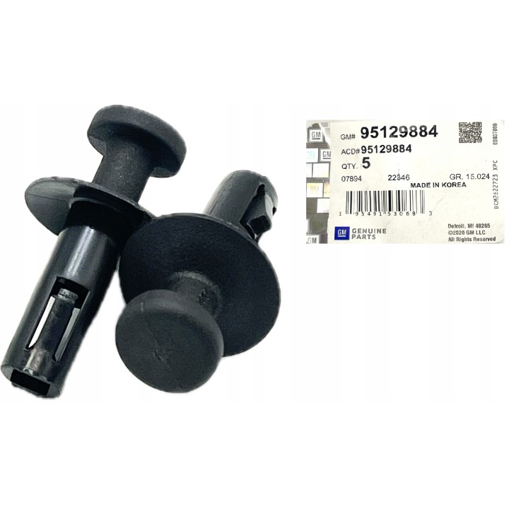 Kołek spinka mocowania półki bagażnika Opel OE 95129884