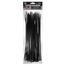 MOJE AUTO OPASKA PLASTIKOWA 7,6X370 (1 OPAK. = 50 SZT) CZARNA