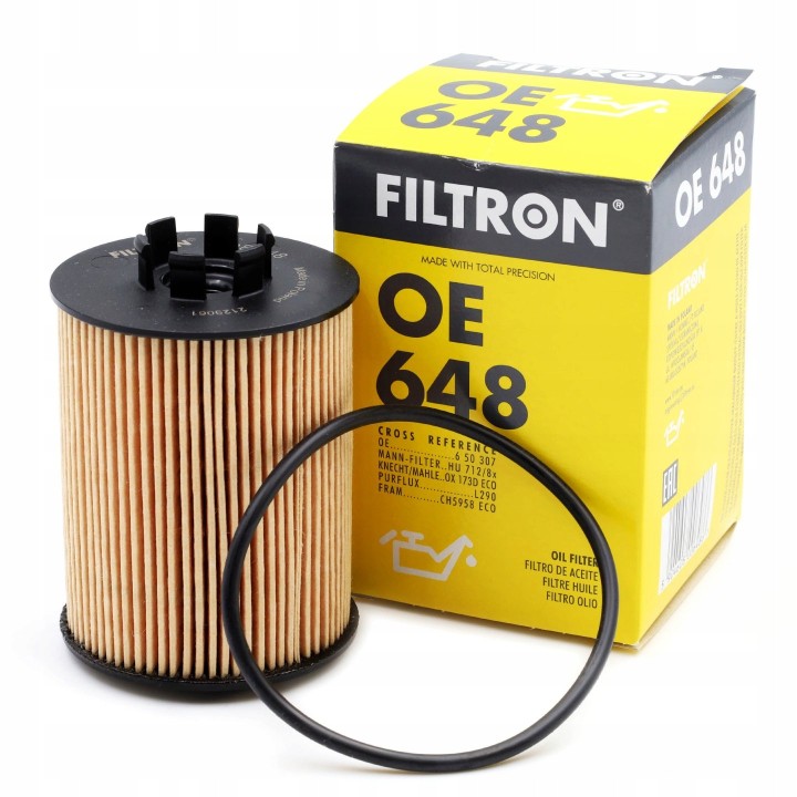 FILTR OLEJU OPEL ASTRA H CORSA C D MERIVA 1.0 1.2 FILTRON OE648