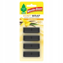 WUNDER-BAUM ZAPACH VENT WRAP VANILLA DO KRATEK NAWIEWÓW (4SZT.) / WUNDER BA